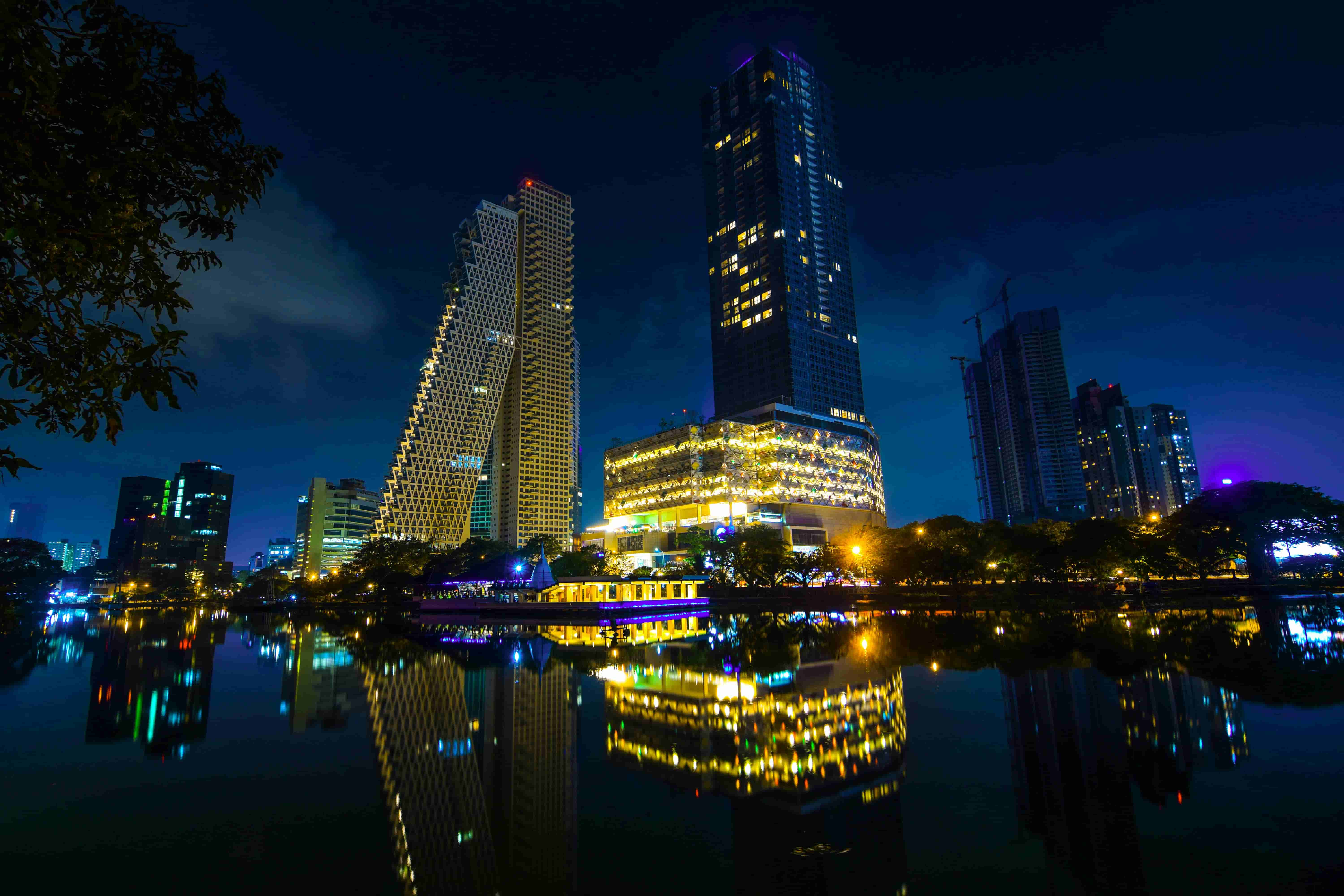 Skyline view of Colombo city, the capital of Sri Lanka