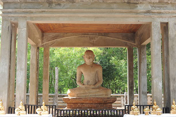Samadhi Buddha Statue in Anuradhapura – Meditative Stone Sculpture